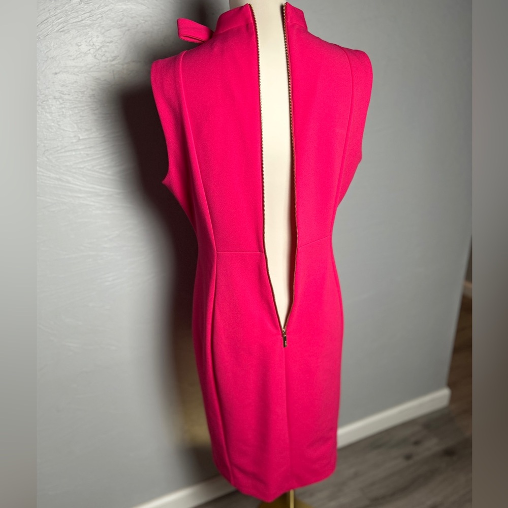 Calvin Klein Fuchsia Midi Dress - Picture 5 of 9